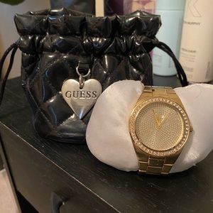 Gold Guess Watch